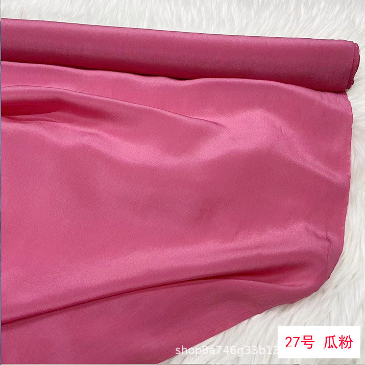 FREEDOMBEAUTY | 16 mmi solid color silk crepe fabric, matte mulberry silk crepe shirt dress lined with silk fabric