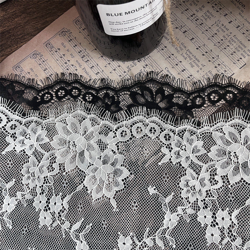 FREEDOMBEAUTY | Factory direct sales, spot French retro 24CM eyelash lace accessories background cloth retro decoration DIY handmade