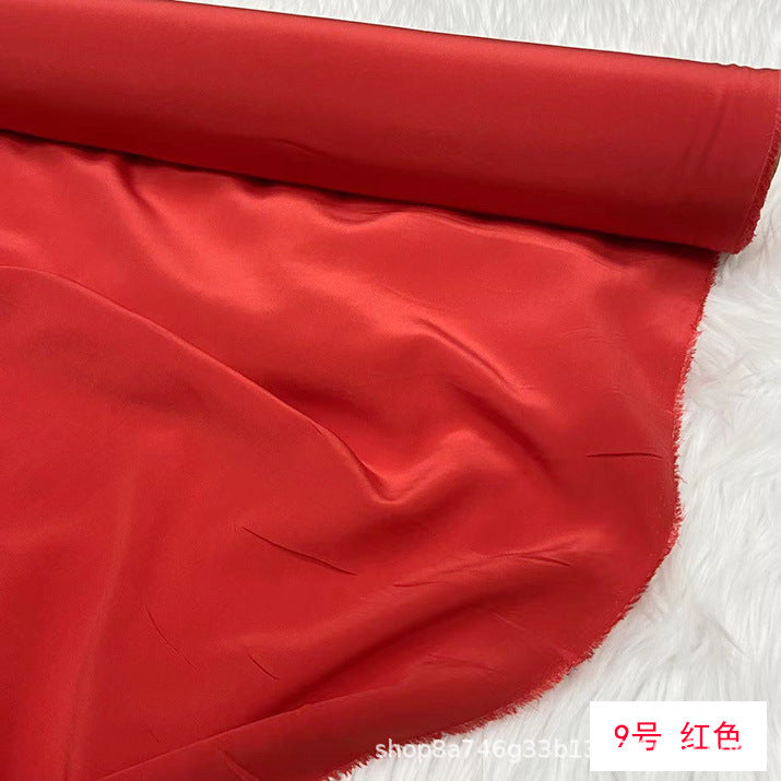 FREEDOMBEAUTY | 16 mmi solid color silk crepe fabric, matte mulberry silk crepe shirt dress lined with silk fabric