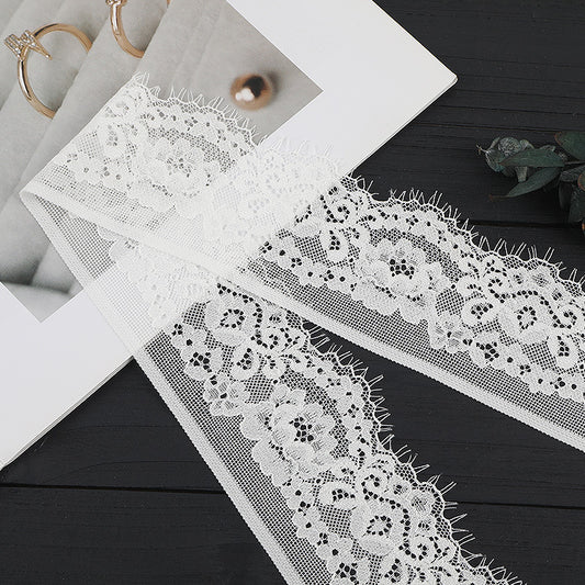 FREEDOMBEAUTY | [stretch] 6cm unilateral lace lace, warp knitted elastic lace edge, wedding underwear size lace accessories, spot