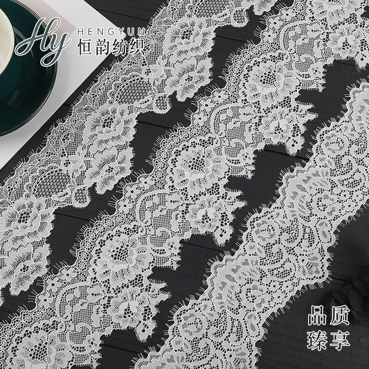 FREEDOMBEAUTY | [laser-cut lace] New eyelash lace, laser non-elastic eyelash lace, high-end lace accessories for clothing and underwear