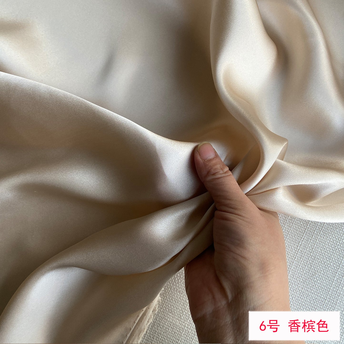 FREEDOMBEAUTY | 114 m width 16 mmi silk plain crepe satin clothing fabric 100 mulberry silk dress hair band eye mask fabric multi-color