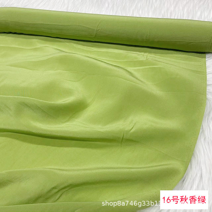 FREEDOMBEAUTY | 16 mmi solid color silk crepe fabric, matte mulberry silk crepe shirt dress lined with silk fabric
