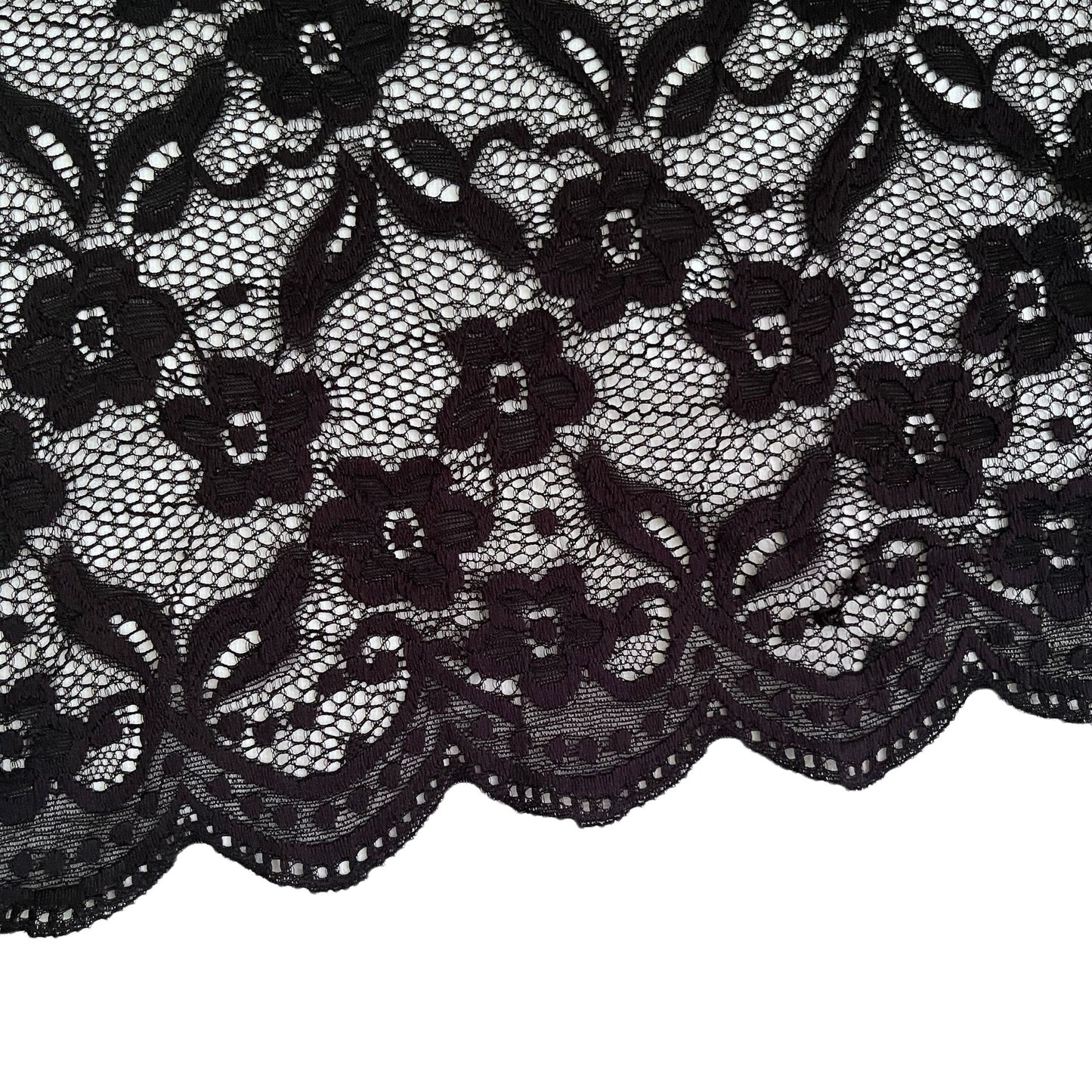 FREEDOMBEAUTY | 38CM new nylon lace fabric embroidered fashion dress wedding top lace fabric flower handmade accessories DIY