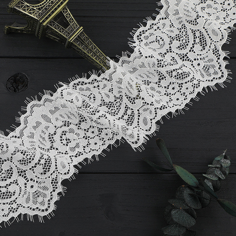FREEDOMBEAUTY | [laser-cut lace] New eyelash lace, laser non-elastic eyelash lace, high-end lace accessories for clothing and underwear