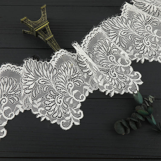 FREEDOMBEAUTY | [laser-cut lace] White lace, laser cut lace, pure flower lace accessories, home textile accessories