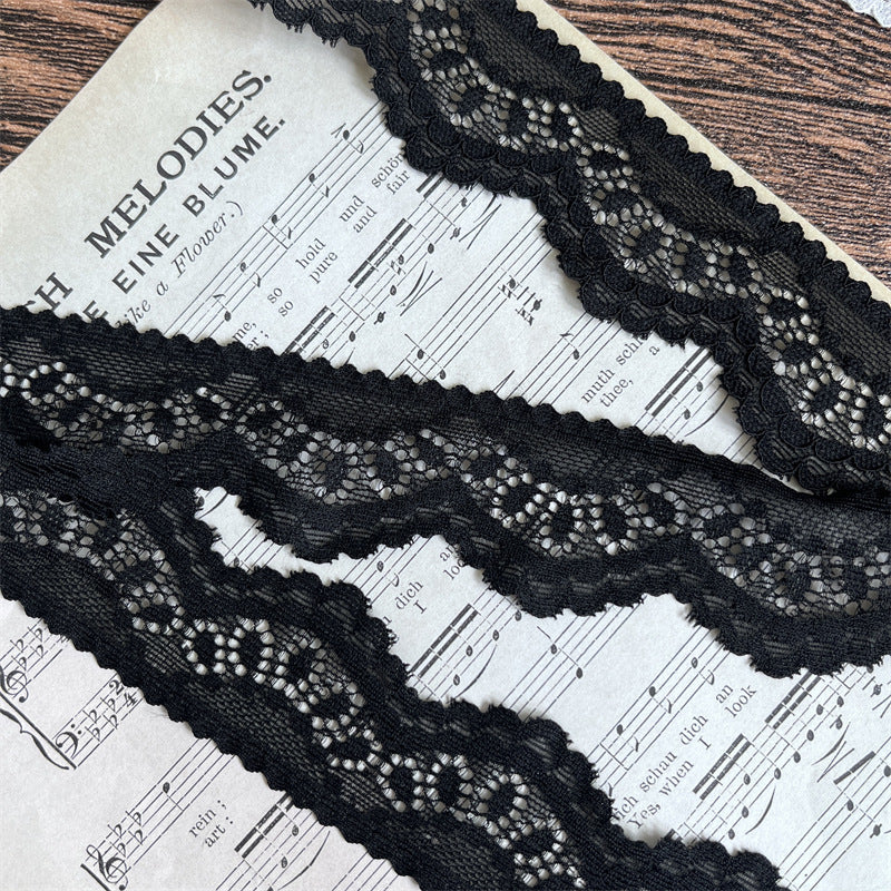 FREEDOMBEAUTY | Factory direct sales, spot fast hair French classic elegant multi-functional multi-lace fabric accessories DIY jewelry