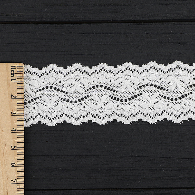 FREEDOMBEAUTY | [stretch] 4cm elastic lace lace, brocade ammonia lace edge, small fresh neckline cuffs lace lace accessories, spot