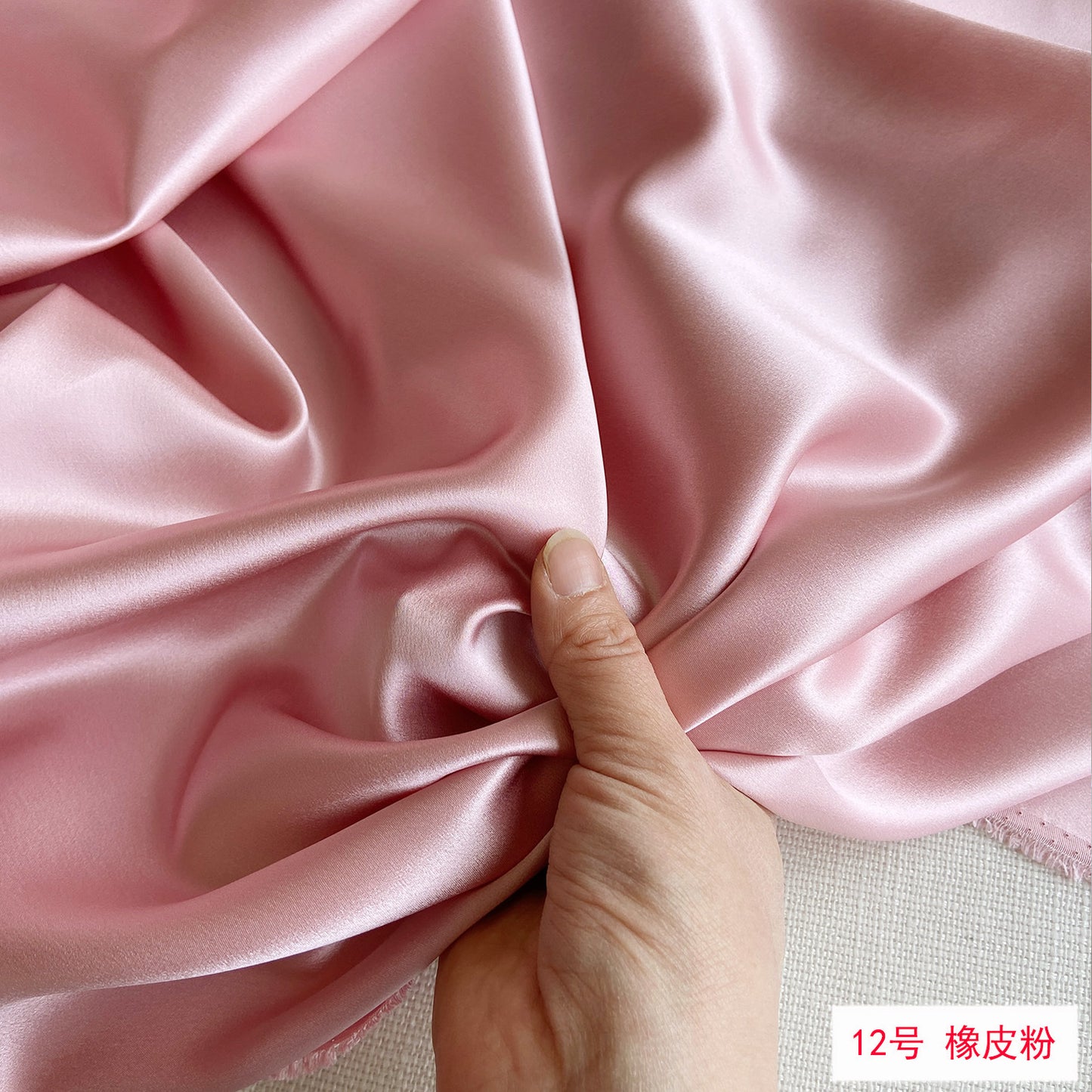 FREEDOMBEAUTY | 140 wide 22 mmi silk plain crepe satin fabric 100 mulberry silk loungewear shirt silk fabric