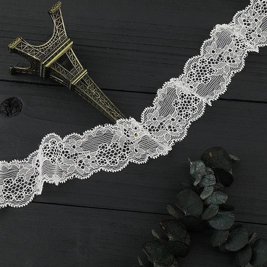 FREEDOMBEAUTY | [stretch] 4cm lace lace, white lace lace accessories, small neckline cuffs, fresh lace lace accessories, in stock