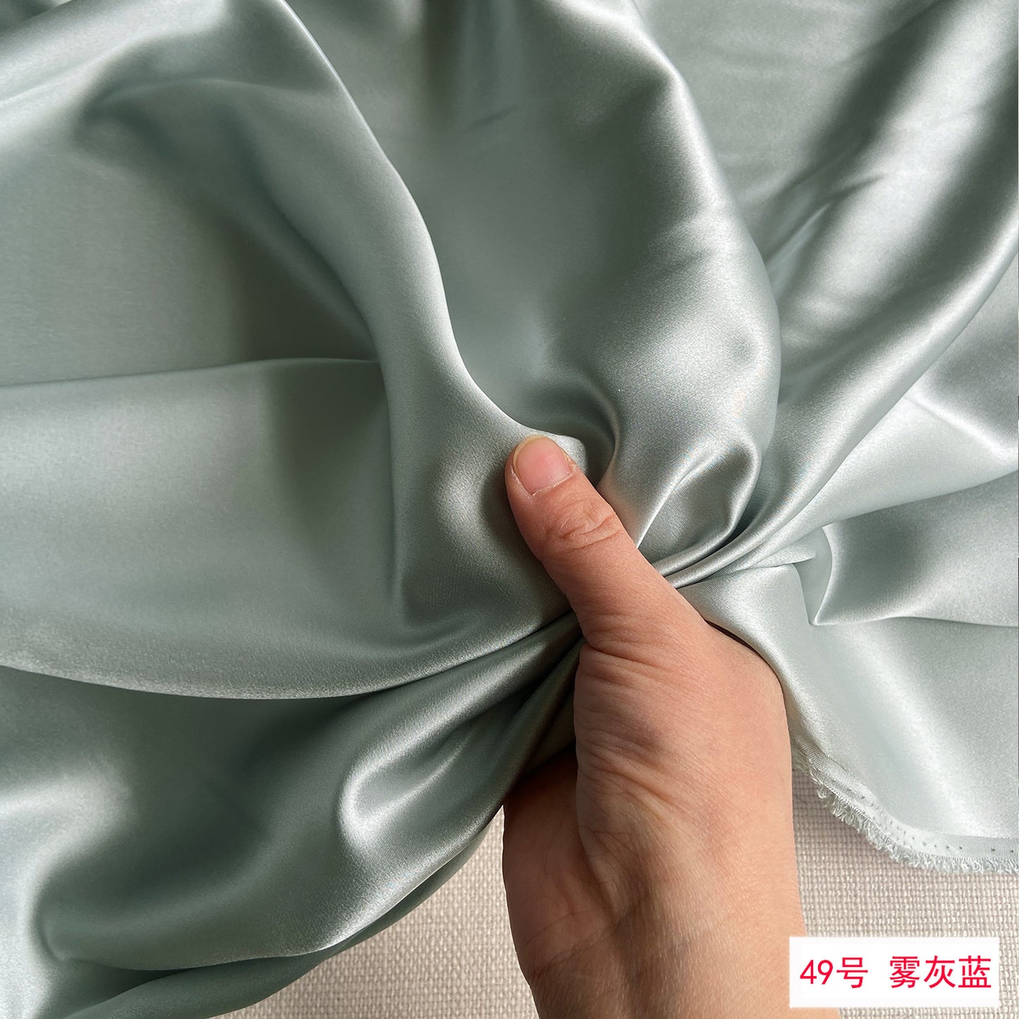 FREEDOMBEAUTY | 140 wide 22 mmi silk plain crepe satin fabric 100 mulberry silk loungewear shirt silk fabric