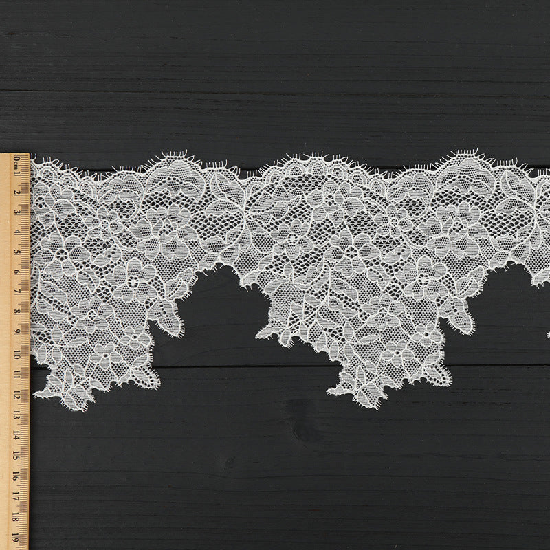 FREEDOMBEAUTY | [laser-cut lace] Nylon silk lace, laser elastic lace edge, home textile Lolita new lace accessories in stock