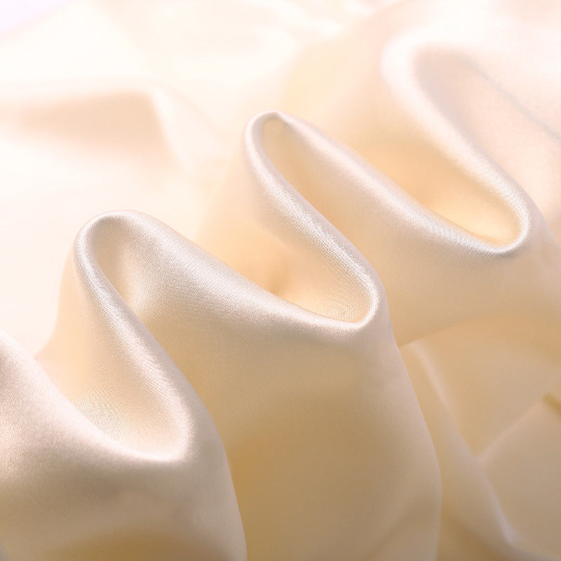 Freedombeauty | Plain crepe silk 16/19 mmi 114 cm width 100% mulberry silk fabric wholesale clothing pillowcase silk fabric