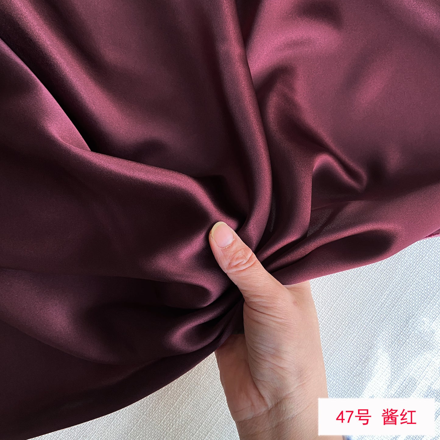 FREEDOMBEAUTY | 114 m width 16 mmi silk plain crepe satin clothing fabric 100 mulberry silk dress hair band eye mask fabric multi-color