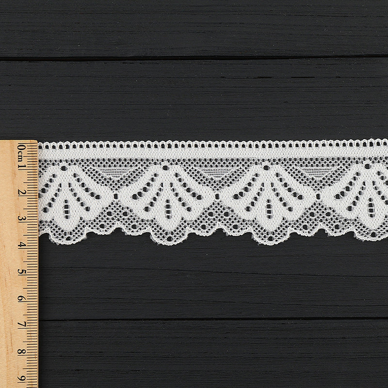 FREEDOMBEAUTY | [stretch] 4cm lace lace, white lace lace accessories, small neckline cuffs, fresh lace lace accessories, in stock