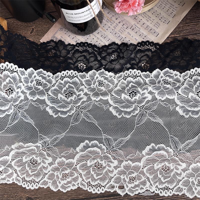FREEDOMBEAUTY | Spot white elastic lace, warp lace small lace, new wedding headgear DIY clothing lace accessories