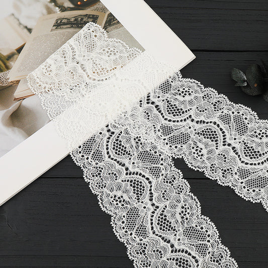 FREEDOMBEAUTY | [ stretch] 6cm bilateral lace, nylon wavy lace, home textile clothing exquisite lace accessories