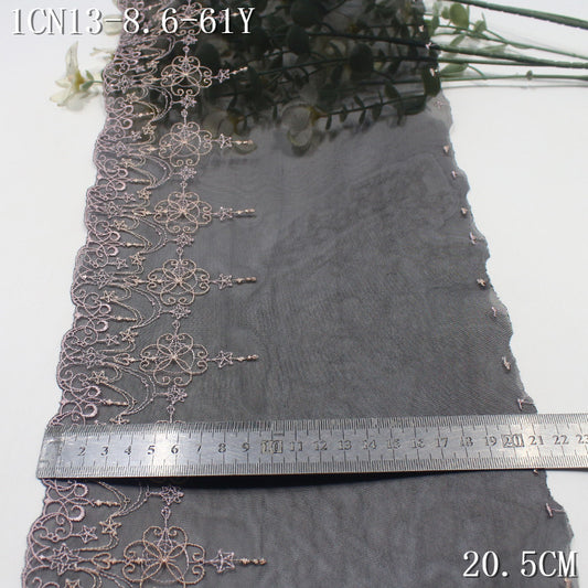 FREEDOMBEAUTY | Anime magic gold silk pattern mesh embroidery lace, Lolita skirt DIY dress up lace accessories