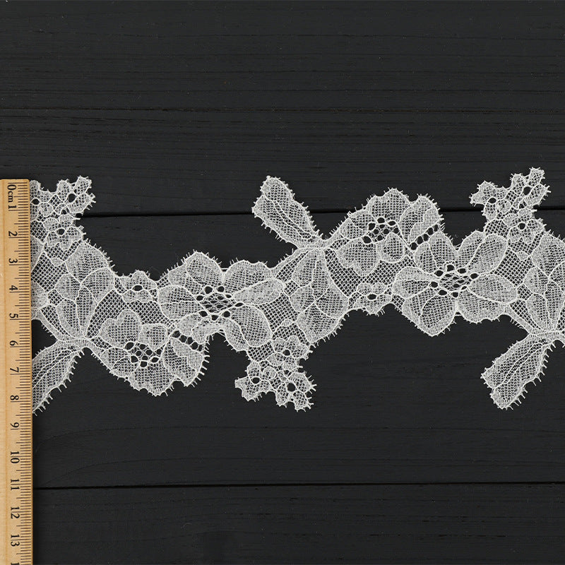 FREEDOMBEAUTY | [laser-cut lace] Pure flower lace, nylon non-elastic lace, Lolita children's clothing exquisite lace accessories
