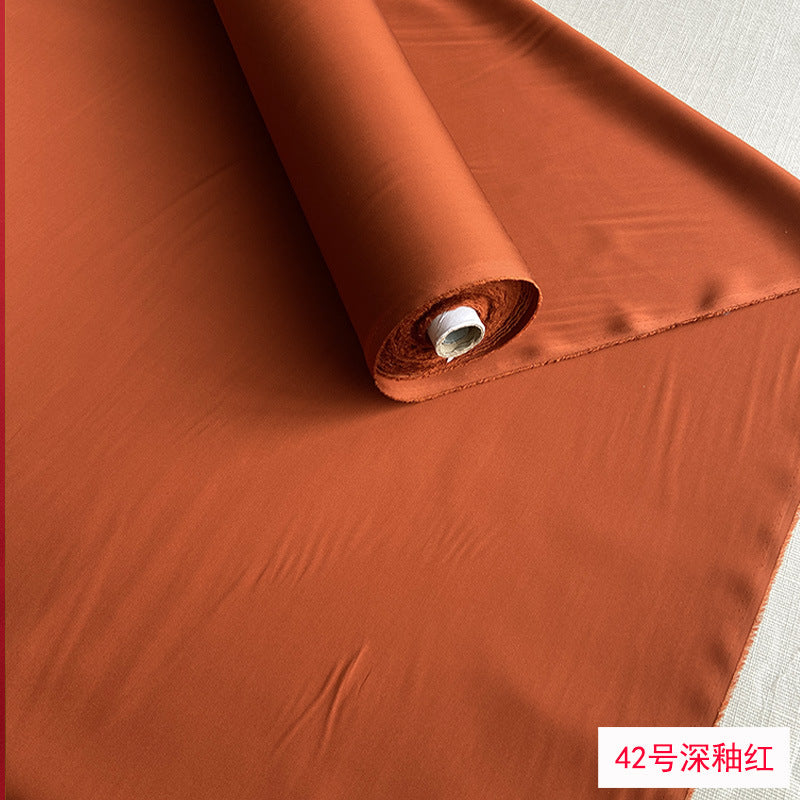 FREEDOMBEAUTY | Silk stretch double Joe satin 19 mmi 140 wide mulberry silk summer shirt dress fabric silk fabric