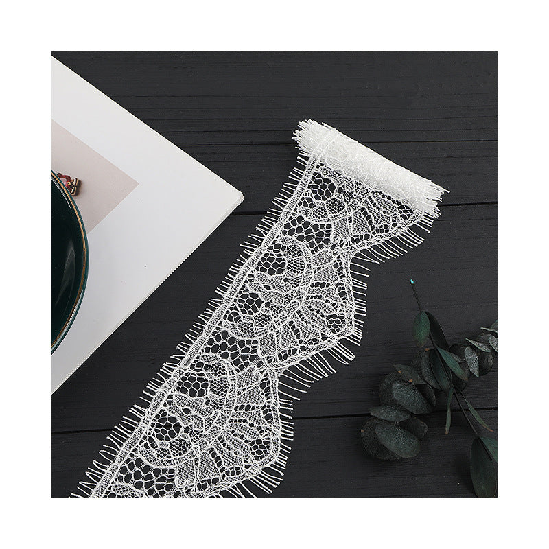 FREEDOMBEAUTY | [no- stretch] 4.5cm eyelash lace, unilateral non-elastic lace edge, new Lolita skirt neckline lace accessories