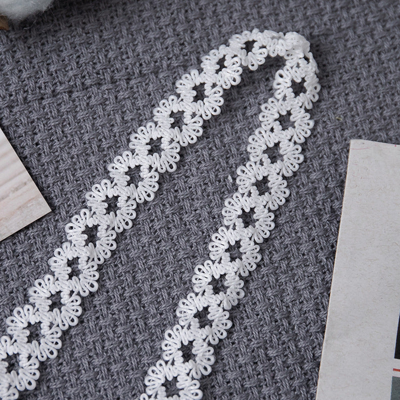 FREEDOMBEAUTY | Manufacturer supplies 1.5cm white nylon lace lace strap, clothing, bags, home textiles, shoes and hats elastic elastic band