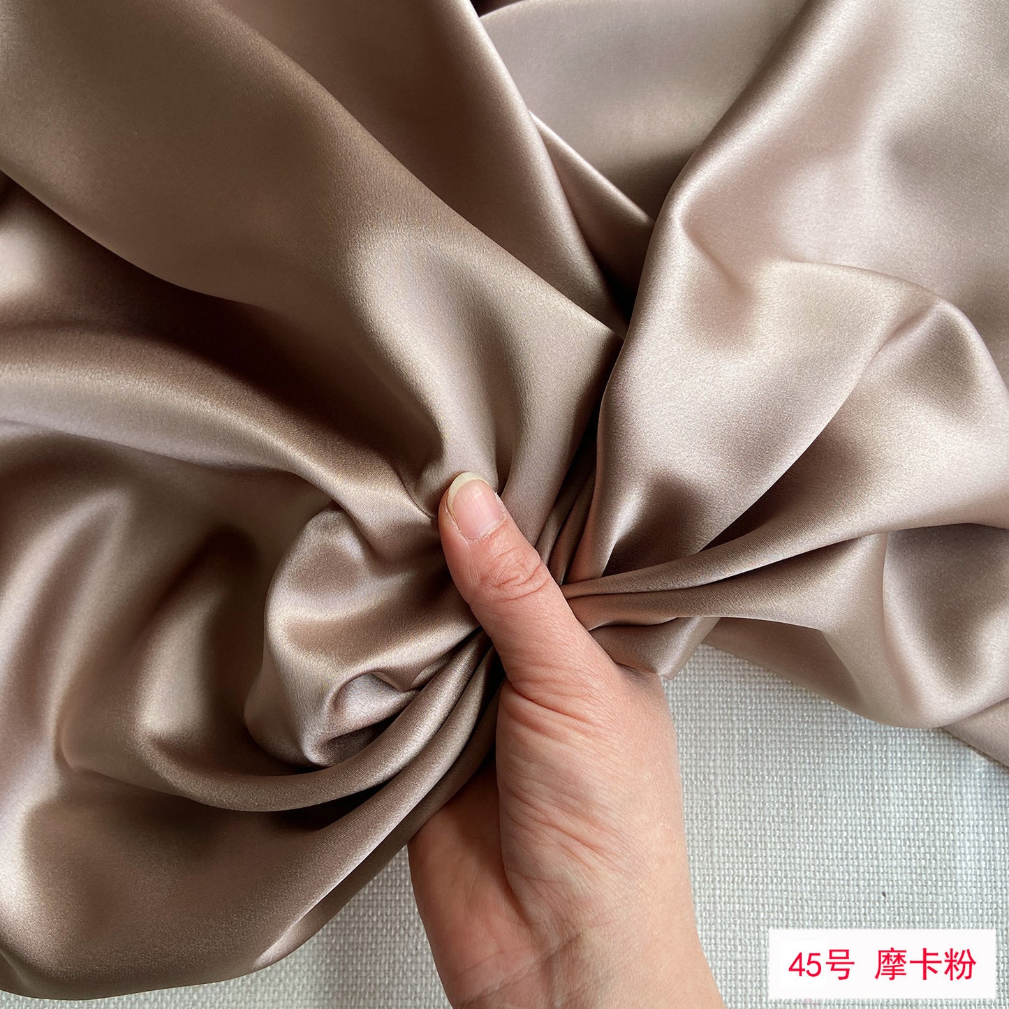 FREEDOMBEAUTY | 140 wide 22 mmi silk plain crepe satin fabric 100 mulberry silk loungewear shirt silk fabric