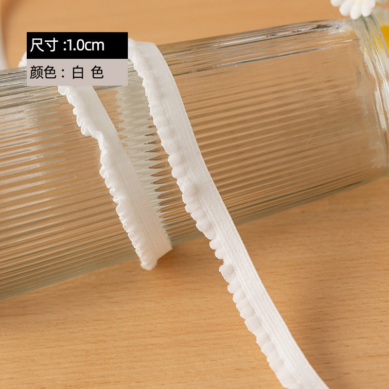 FREEDOMBEAUTY | Factory 1.0/1 elastane white elastic fungus elastic band doll women's elastic lace elastic