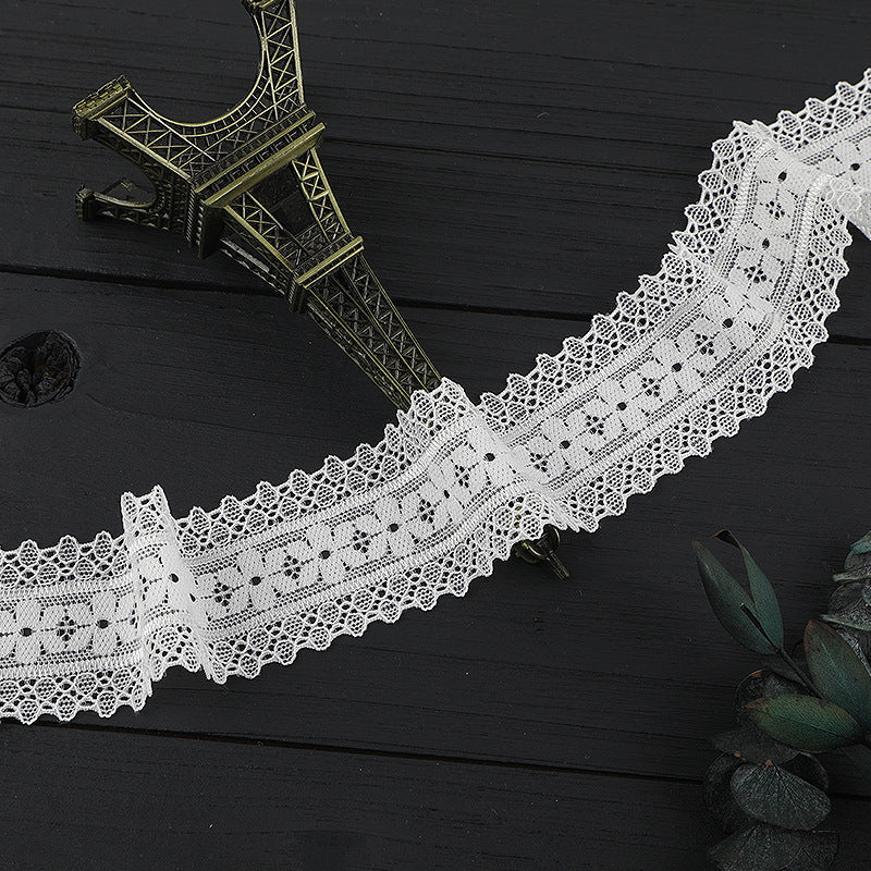 FREEDOMBEAUTY | [stretch] 4cm elastic lace lace, brocade ammonia lace edge, small fresh neckline cuffs lace lace accessories, spot