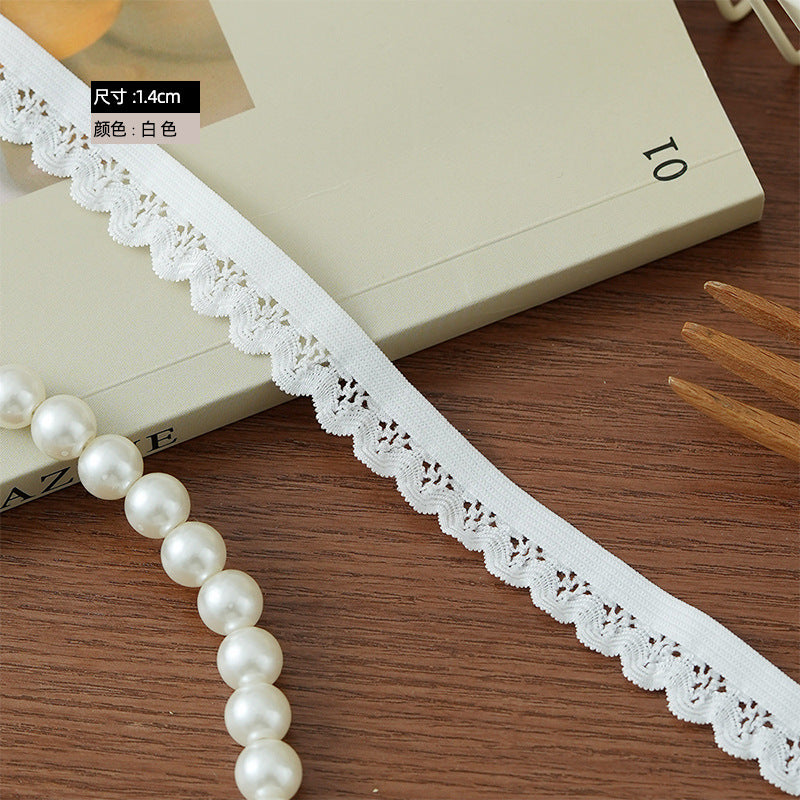 FREEDOMBEAUTY | Factory direct 1.4/1 a variety of exquisite pattern nylon elastic DIY women's underwear decorative belt