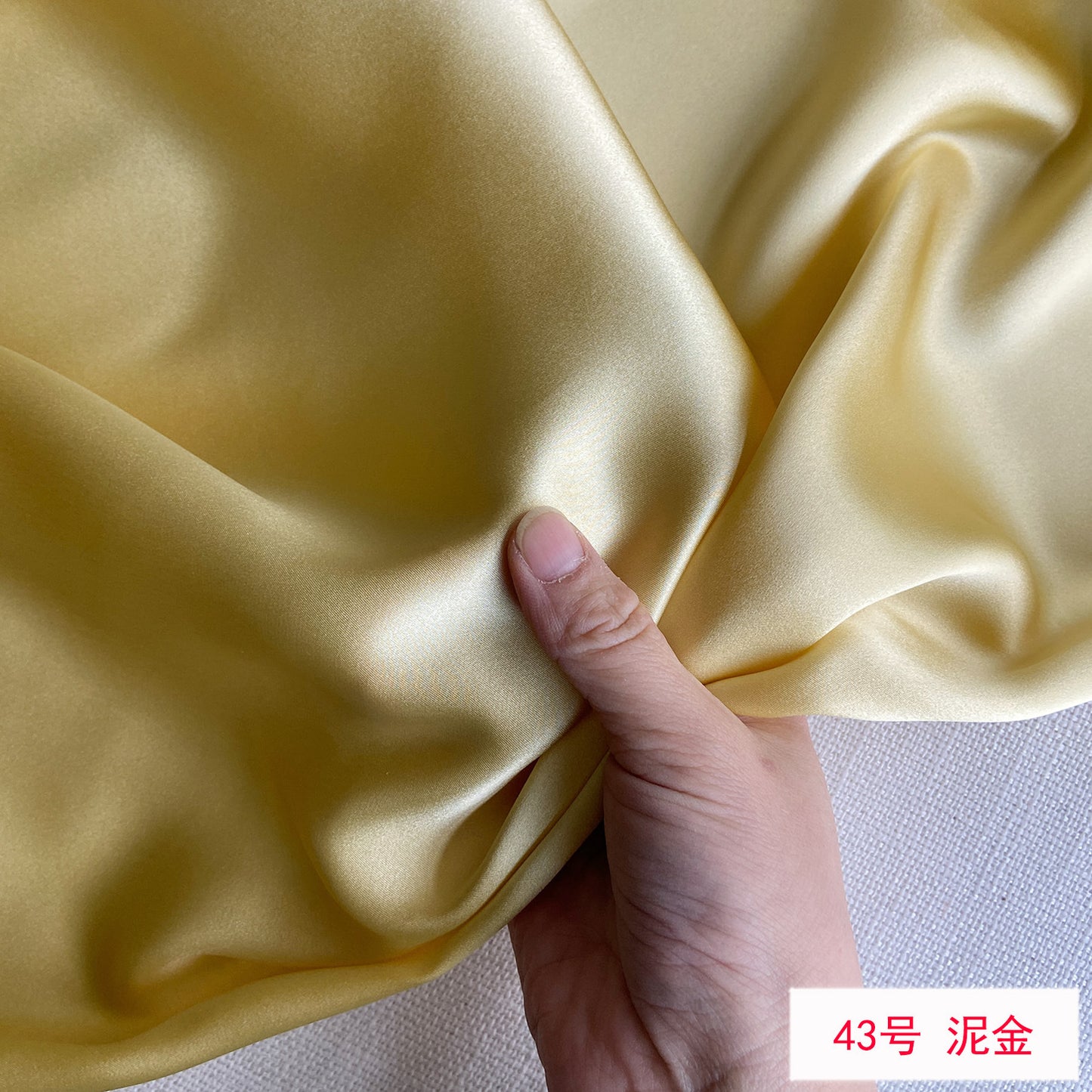 FREEDOMBEAUTY | 114 m width 16 mmi silk plain crepe satin clothing fabric 100 mulberry silk dress hair band eye mask fabric multi-color
