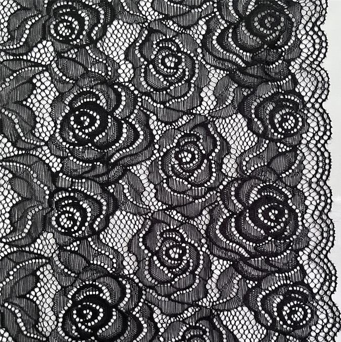 FREEDOMBEAUTY | 39cm manufacturers supply nylon lace fabric hollow embroidery lace fabric women's skirt suspender spot dress