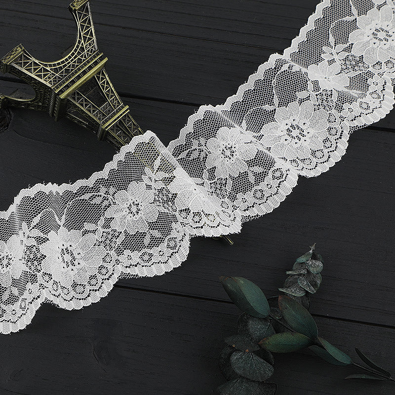 FREEDOMBEAUTY | [no-stretch] 6cm lace, warp knitted nylon lace, home textile clothing lace accessories, factory spot
