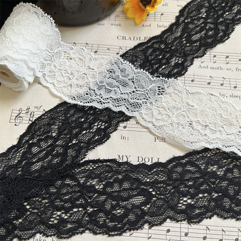 FREEDOMBEAUTY | Factory direct sales, spot quick delivery 4CM multi-color lace lace accessories Xiaohongshu same elegant accessories DIY