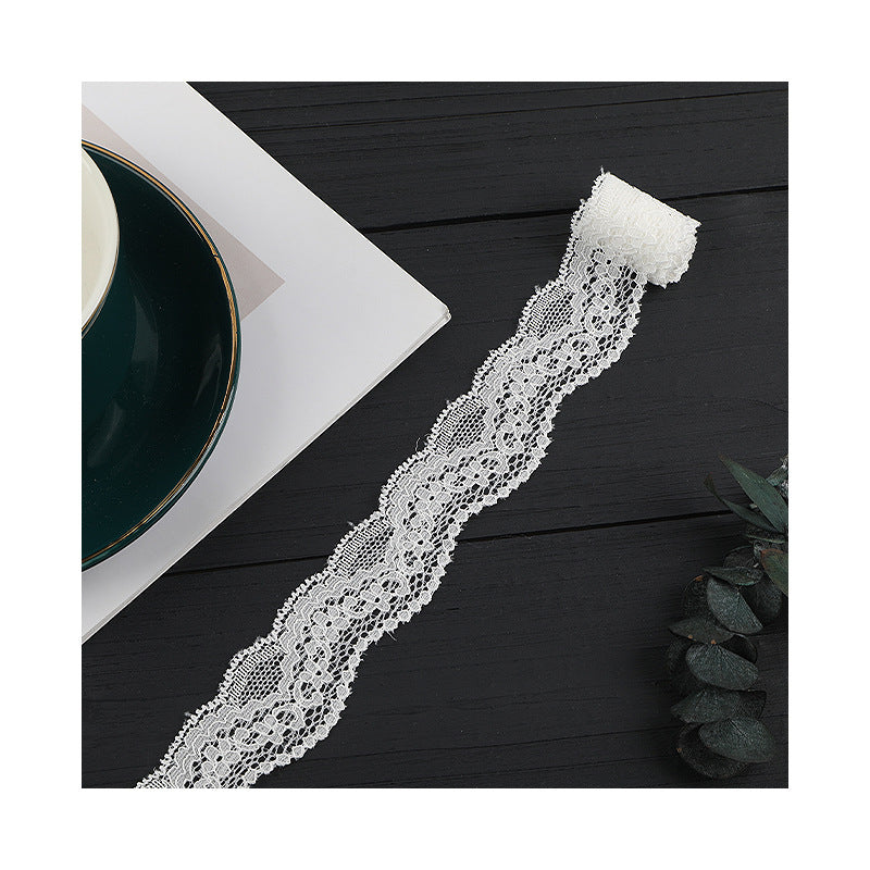 FREEDOMBEAUTY | [stretch] 1.5cm lace, nylon lace small lace, home textile clothing lace accessories, factory spot