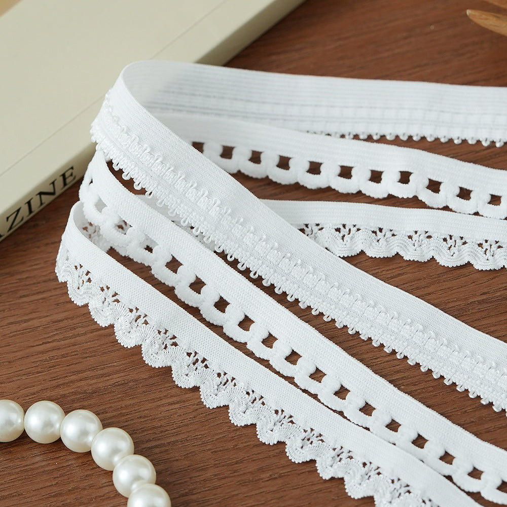 FREEDOMBEAUTY | Factory direct 1.4/1 a variety of exquisite pattern nylon elastic DIY women's underwear decorative belt