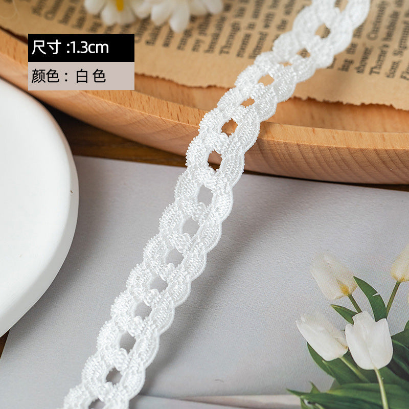 FREEDOMBEAUTY | Factory direct 1.3CM bright elastic elastic band handmade DIY suspender children's clothing women's clothing decorative copper coin webbing