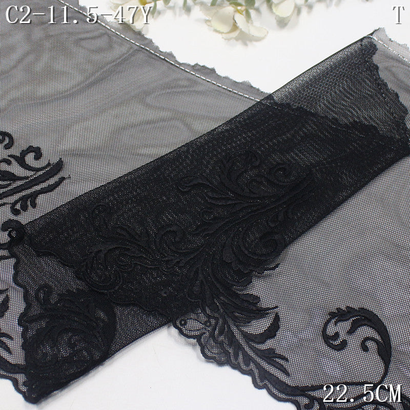 FREEDOMBEAUTY | Spot wholesale multi-color mesh, laser sequins, flower embroidery lace, drama costumes, dance costumes, ancient lace accessories DIY