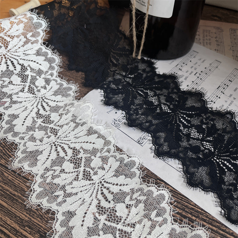 FREEDOMBEAUTY | Factory direct sales, spot fast hair elegant hollow large pattern hollow 9CM eyelash lace accessories DIY handmade