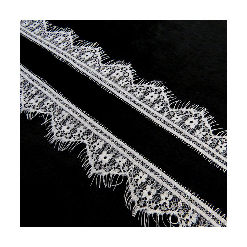 FREEDOMBEAUTY | Spot supply 5CM clothing accessories DIY nylon lace, unilateral lace, children's clothing women's clothing eyelash lace