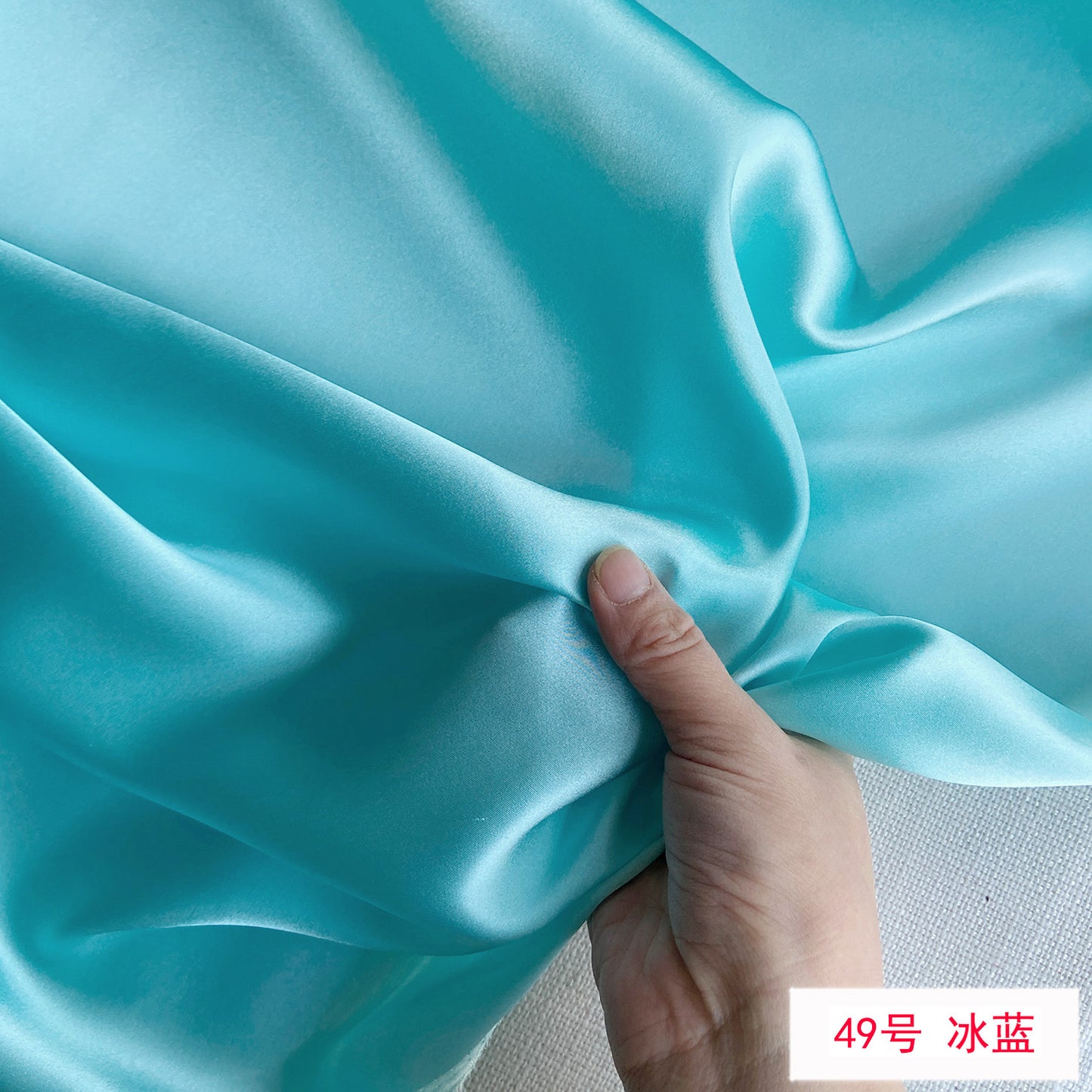 FREEDOMBEAUTY | 114 m width 16 mmi silk plain crepe satin clothing fabric 100 mulberry silk dress hair band eye mask fabric multi-color