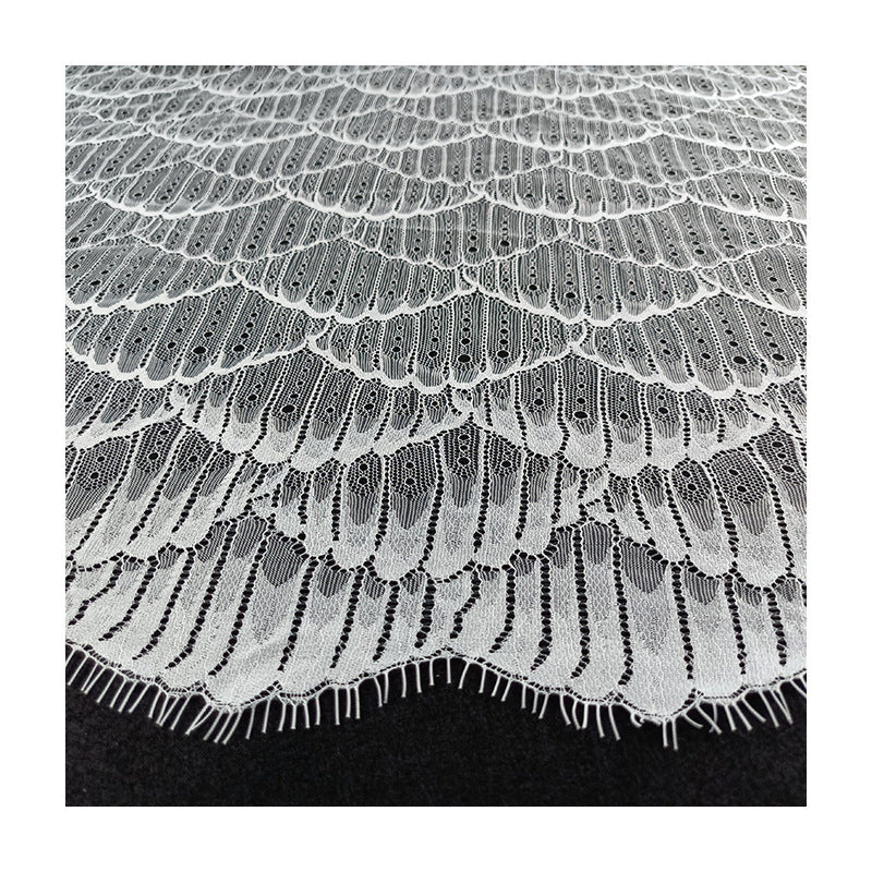 FREEDOMBEAUTY | Manufacturer spot wholesale non-elastic lace, nylon lace fabric underwear skirt splicing eyelash lace