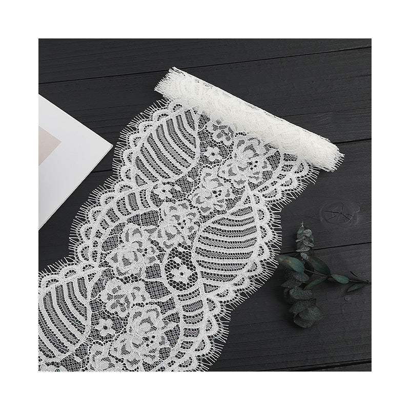 FREEDOMBEAUTY | [no- stretch] eyelash lace, lace edge without elastic strip, light luxury fashion home textile clothing lace accessories in stock