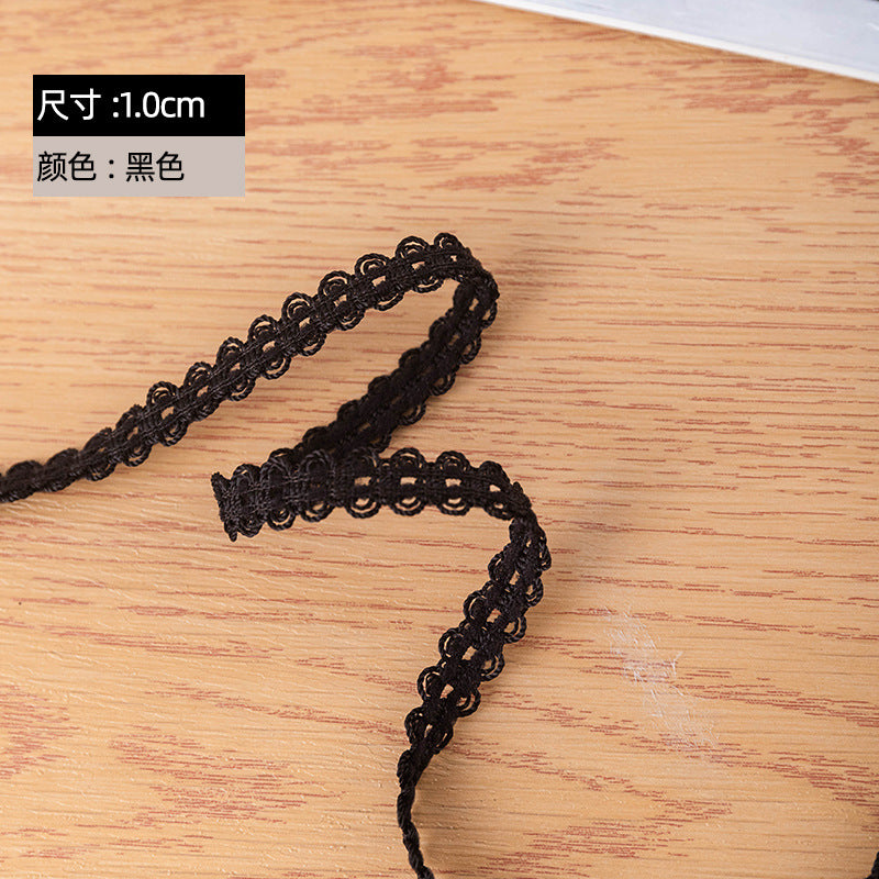 FREEDOMBEAUTY | Manufacturer supplies 1.3cm knitted white and black double bud belt, micro-elastic rope belt, clothing decorative elastic belt