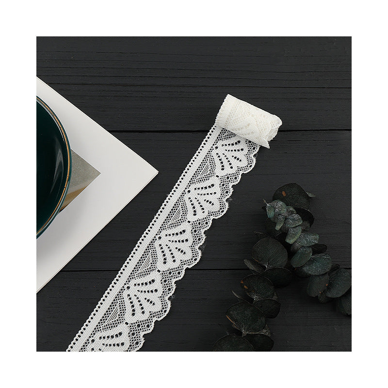 FREEDOMBEAUTY | [stretch] 4cm lace lace, white lace lace accessories, small neckline cuffs, fresh lace lace accessories, in stock