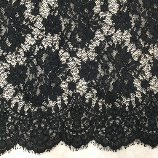 FREEDOMBEAUTY | Width 150x150cm lace, factory direct sales brocade cotton eyelash lace, clothing warp knitted lace accessories