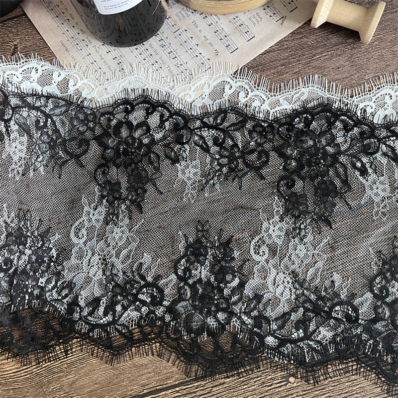 FREEDOMBEAUTY | Factory direct sales, spot quick delivery 25CM French retro eyelash lace accessories DIY handmade