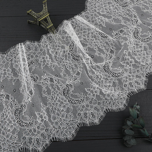 FREEDOMBEAUTY | [no- stretch] eyelash lace, white non-elastic lace, toy clothing light lace accessories, spot