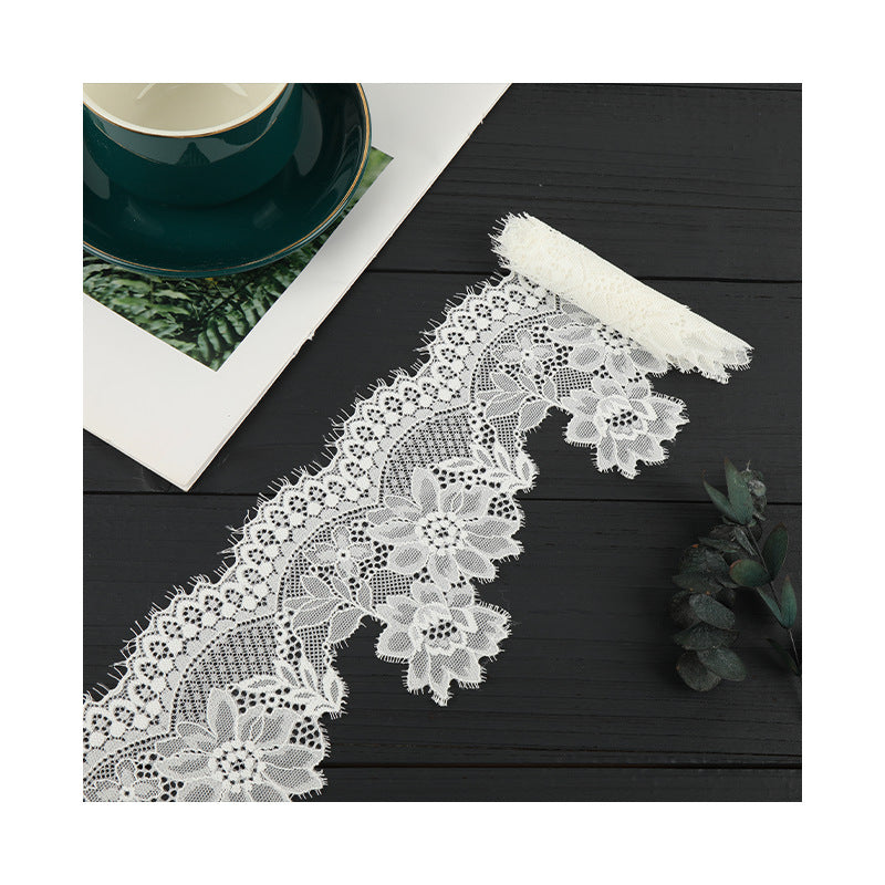 FREEDOMBEAUTY | [laser-cut lace] Laser lace lace, elastic warp lace edge, home textile Lolita new lace accessories