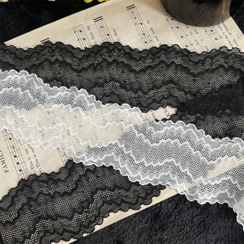 FREEDOMBEAUTY | Factory direct sales, spot fast hair French classic elegant retro lace fabric lace accessories DIY handmade